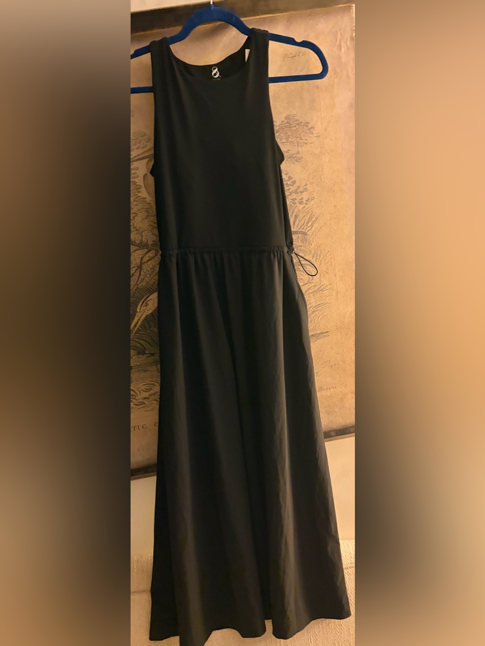 * New Lou & Grey Black Sleeveless Maxi Dress SZ Medium Retail $99.95 *